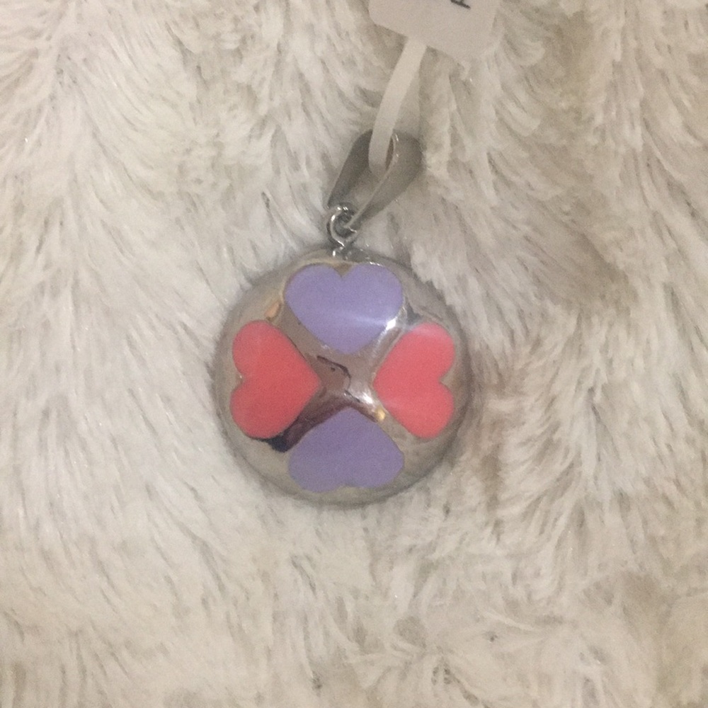 💜💕 Double-sided Four Hearts Charm